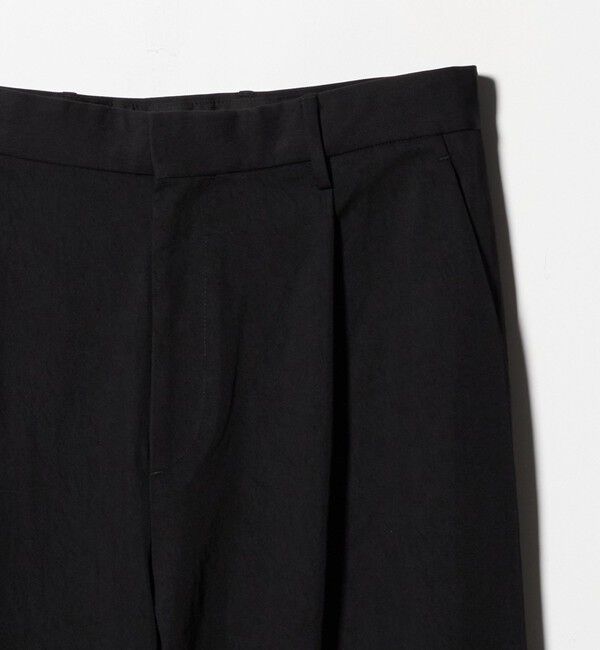 BEAUTY&YOUTH UNITED ARROWS「ヴィンテージライク ナイロン 1プリーツ ワイド パンツ NO.9」|チノ|