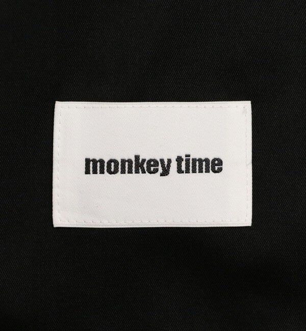 MONKEY TIME「TWツイル 2P ワイド ストレート スラックス」|チノ|