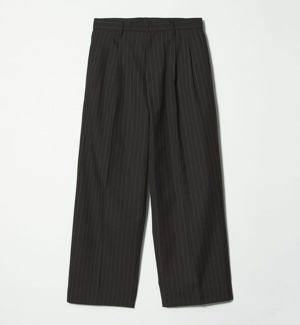 MONKEY TIME「TWツイル 2P ワイド ストレート スラックス」|チノ|