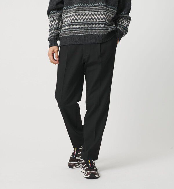 BEAUTY&YOUTH UNITED ARROWS「シック TR イージースラックス NO.5  ストレッチ」|チノ|BLACK