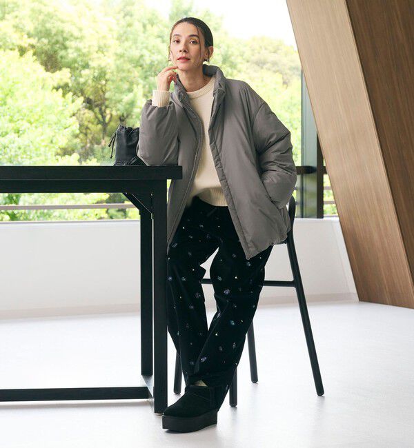 BEAUTY&YOUTH UNITED ARROWS「【WEB限定 Wardrobe DAILY MINIMAL】スタンドカラー コクーンダウンジャケット ウォッシャブル」|ダウン|