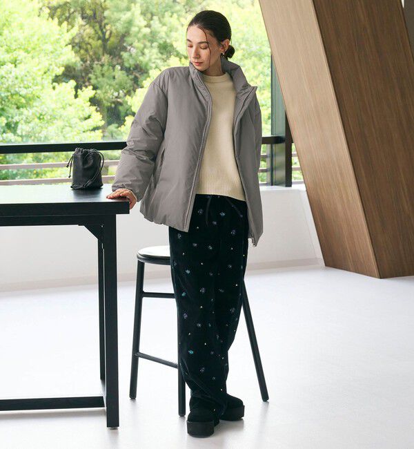 BEAUTY&YOUTH UNITED ARROWS「【WEB限定 Wardrobe DAILY MINIMAL】スタンドカラー コクーンダウンジャケット ウォッシャブル」|ダウン|