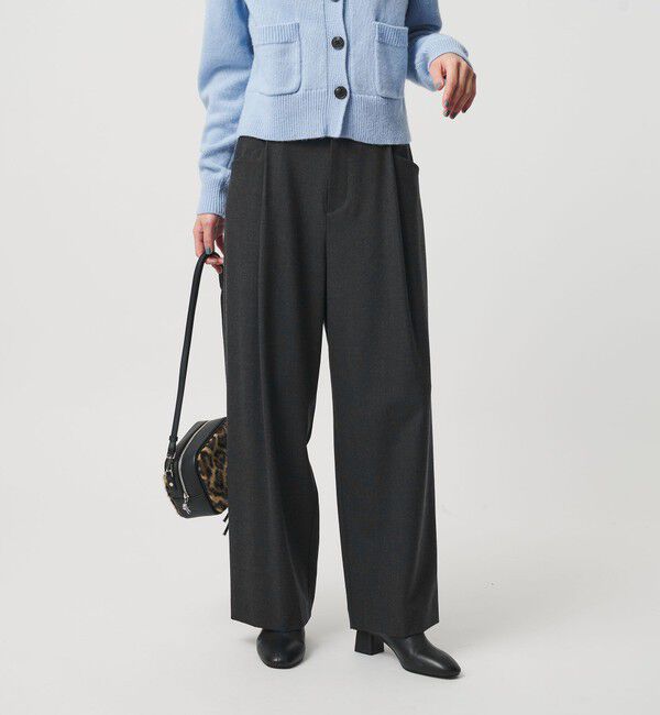 BEAUTY&YOUTH UNITED ARROWS「ウールブレンド ツイルバックゴムパンツ ウォッシャブル」|その他|