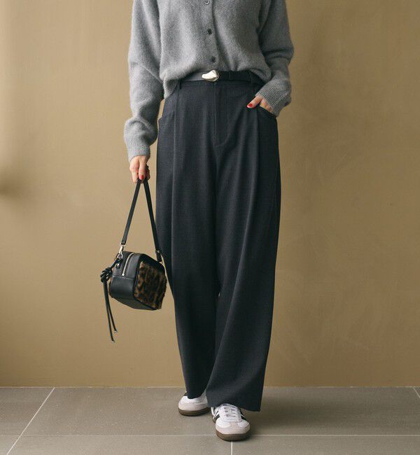 BEAUTY&YOUTH UNITED ARROWS「ウールブレンド ツイルバックゴムパンツ ウォッシャブル」|その他|