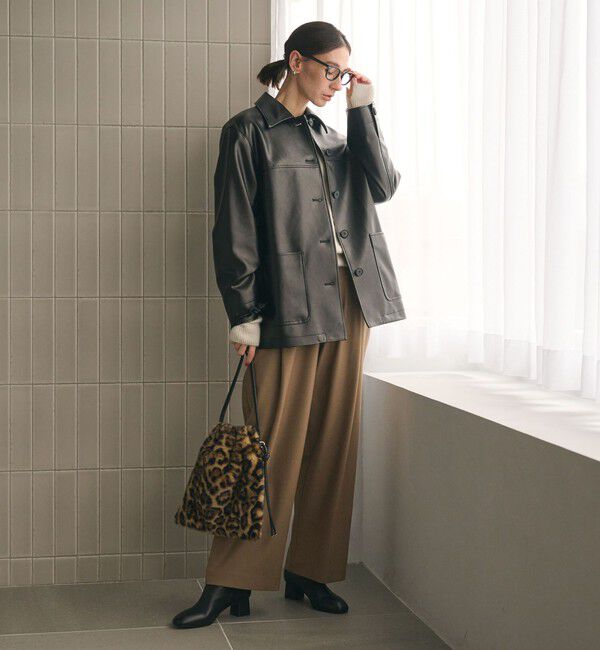 BEAUTY&YOUTH UNITED ARROWS「ウールブレンド ツイルバックゴムパンツ ウォッシャブル」|その他|