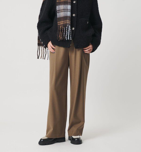 BEAUTY&YOUTH UNITED ARROWS「ウールブレンド ツイルバックゴムパンツ ウォッシャブル」|その他|