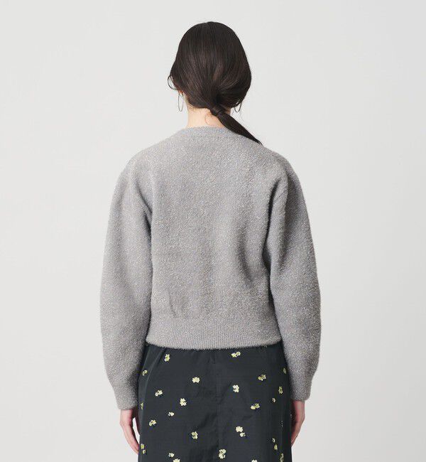 BEAUTY&YOUTH UNITED ARROWS「ラメフェザー Vネックニットプルオーバー」|ニット・セーター|