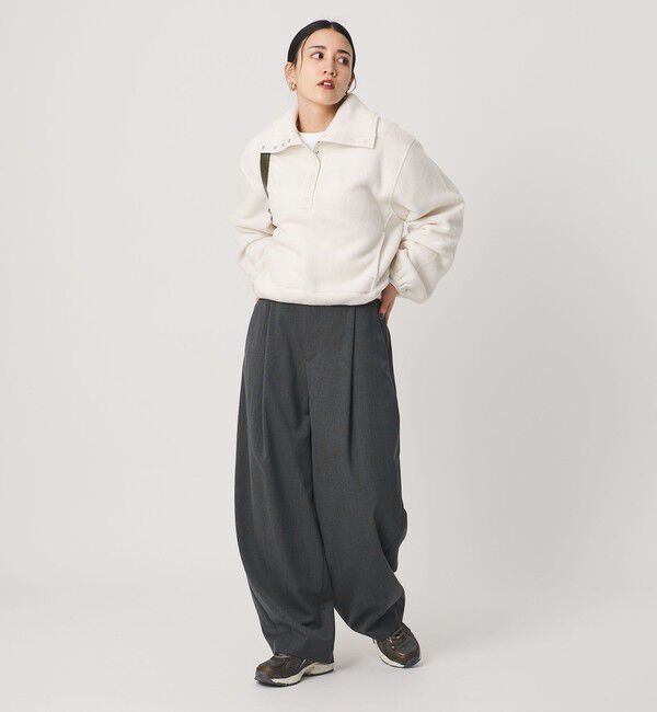 BEAUTY&YOUTH UNITED ARROWS「毛ポリエステル カーブパンツ ウォッシャブル」|その他|