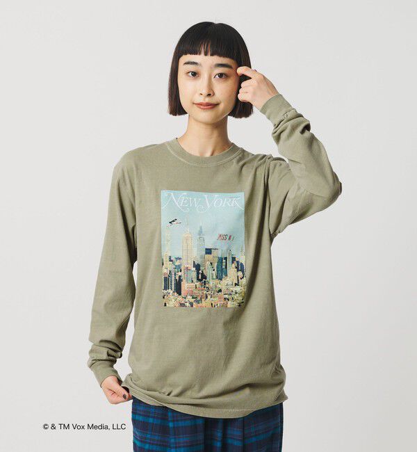 BEAUTY&YOUTH UNITED ARROWS「【別注】＜NEW YORK MAGAZINE＞ロングスリーブ Tシャツ」|Tシャツ・カットソー|