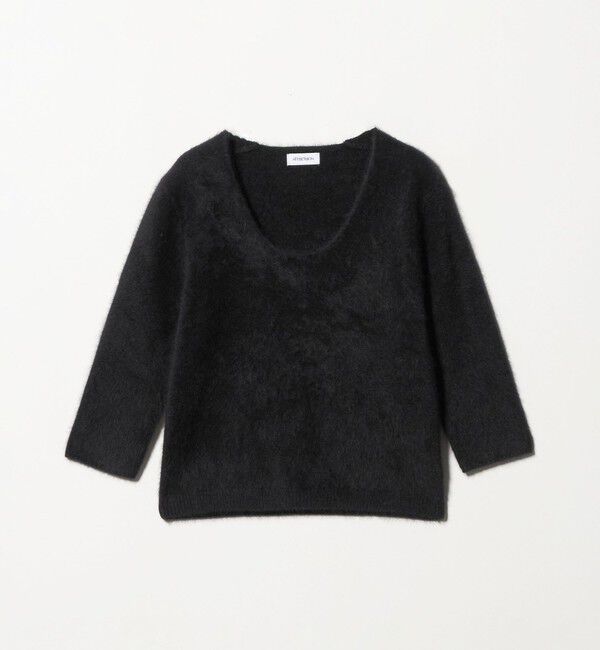 ATTISESSION「＜ATTISESSION＞ディープ ネック ニット トップス」|ニット・セーター|