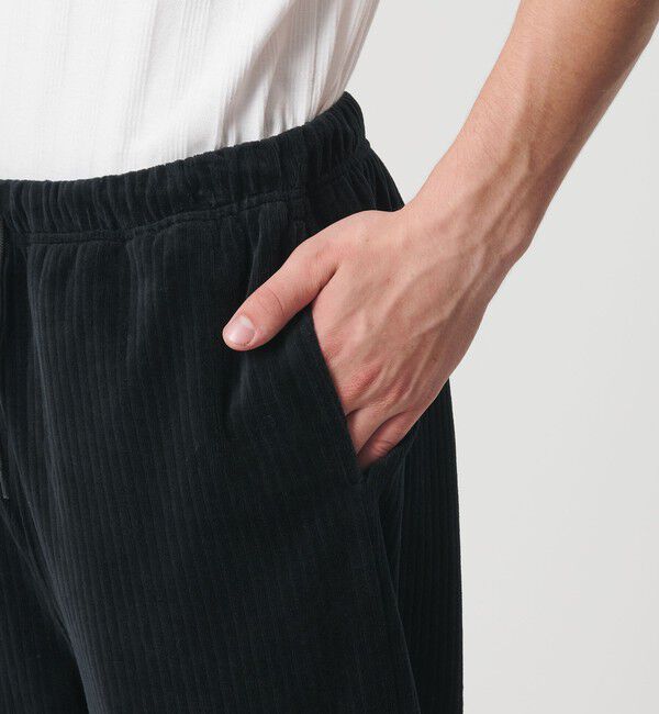 MONKEY TIME「ベロア バギー イージー パンツ」|チノ|