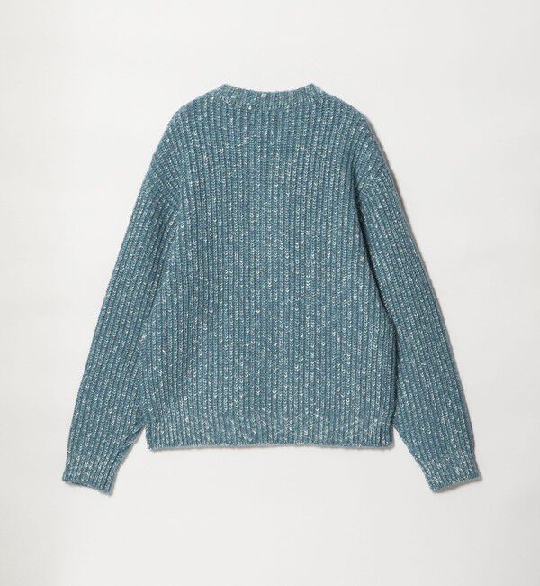 MONKEY TIME「スラブ クルーネック ジップ カーディガン」|カーディガン|