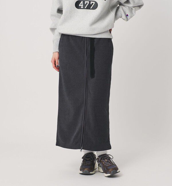 BEAUTY&YOUTH UNITED ARROWS「＜THOUSAND MILE＞フリース ジップスカート」|スカート|