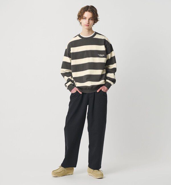 California General Store「＜CGS.＞ボーダー スウェット クルーネック」|スウェット・ジャージ|