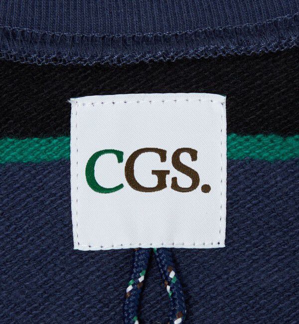 California General Store「＜CGS.＞ボーダー スウェット クルーネック」|スウェット・ジャージ|