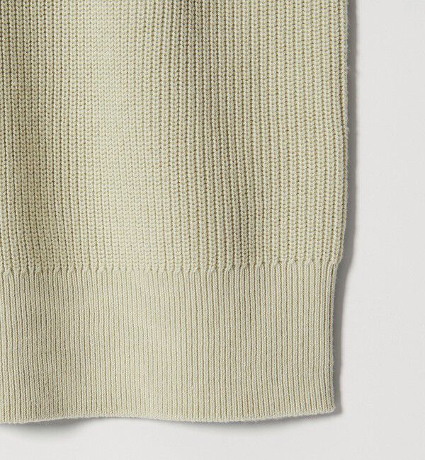 BEAUTY&YOUTH UNITED ARROWS「アゼ スリットVネック ニットプルオーバー ウォッシャブル」|ニット・セーター|