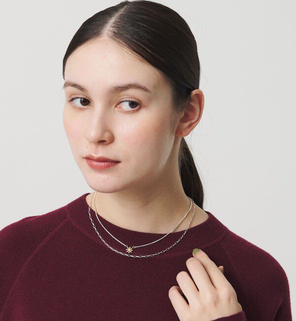 BEAUTY&YOUTH UNITED ARROWS「フラワーモチーフ 3WAY ネックレス」|ネックレス|SILVER