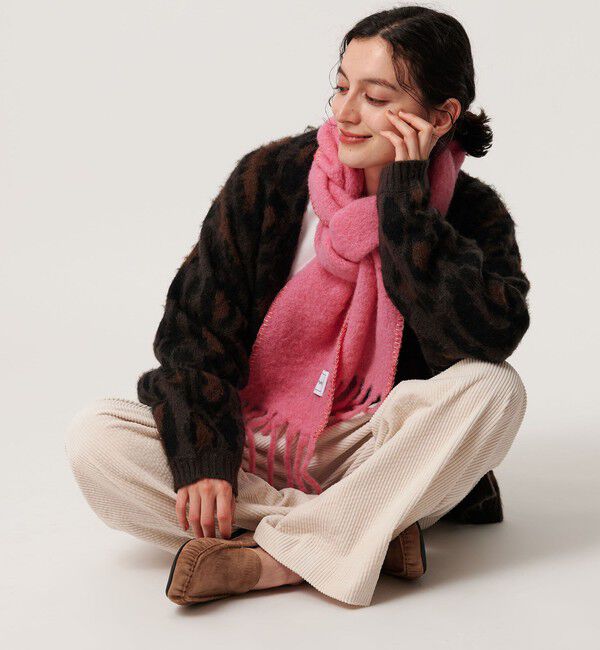 BEAUTY&YOUTH UNITED ARROWS「＜mylab＞アルパカ ステッチマフラー」|マフラー|