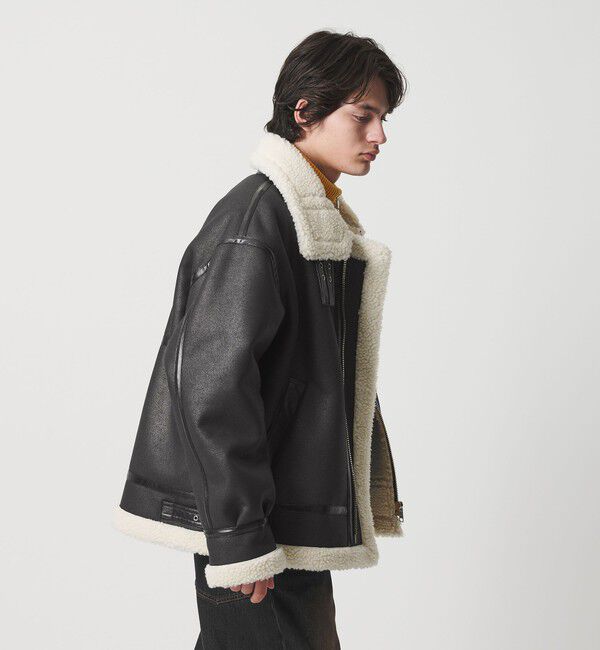 MONKEY TIME「ムートンライク B-3 ジャケット」|その他|