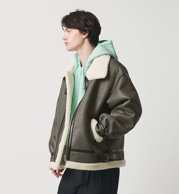 MONKEY TIME「ムートンライク B-3 ジャケット」|その他|