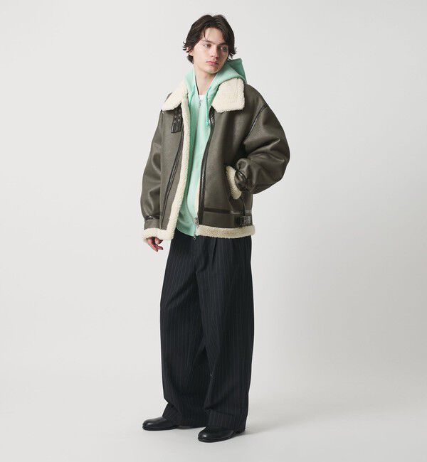 MONKEY TIME「ムートンライク B-3 ジャケット」|その他|