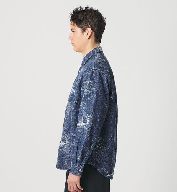 BEAUTY&YOUTH UNITED ARROWS「ジャガード デニム レギュラー シャツ FORM型 ver2」|シャツ・ブラウス|