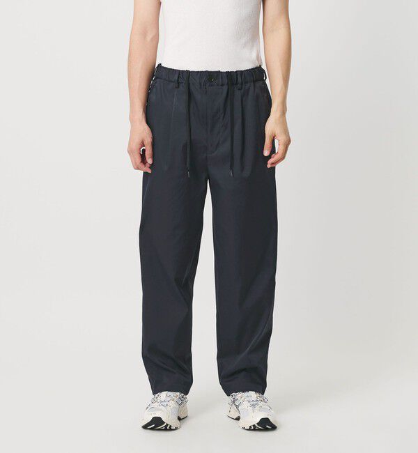 BEAUTY&YOUTH UNITED ARROWS「TASLAN 1P イージー テーパード パンツ NO.7 吸水速乾機能付き」|チノ|