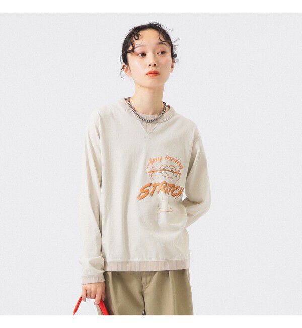 BEAMSBOY「【別注】Jackman / ロゴ ロングスリーブ 25FW」|Tシャツ・カットソー|GREY