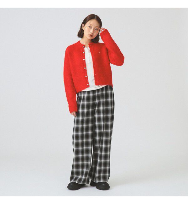 Ray BEAMS 「Gymphlex / シャギーニット カーディガン」|カーディガン|