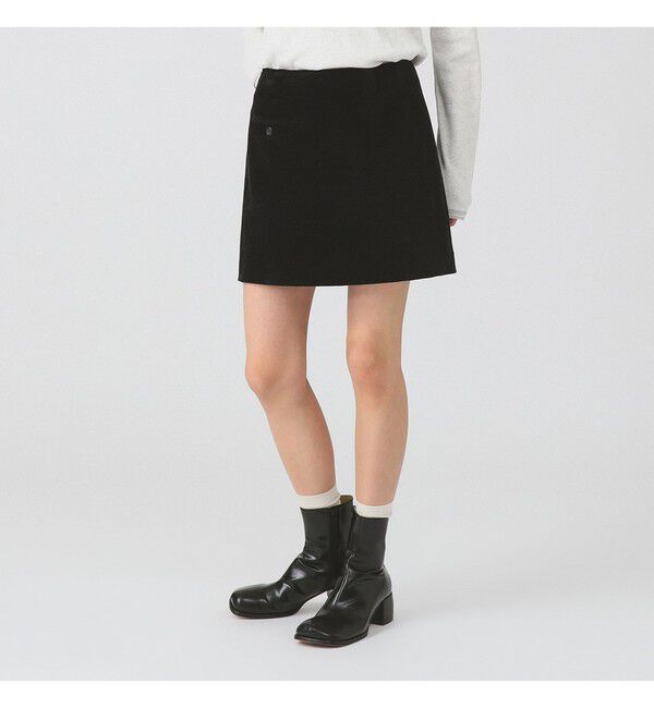 Ray BEAMS 「モール ミニ スカート」|スカート|BLACK