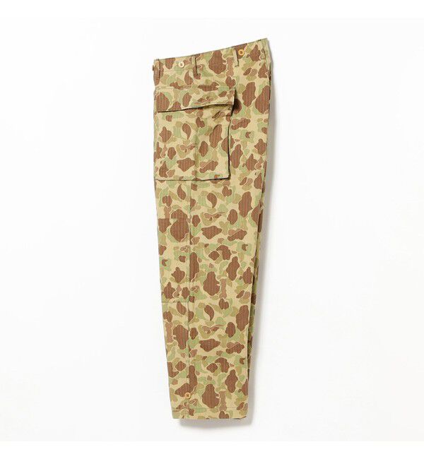 BEAMSBOY「【別注】BUZZ RICKSON'S / ヘリンボーン カモ パンツ」|チノ|