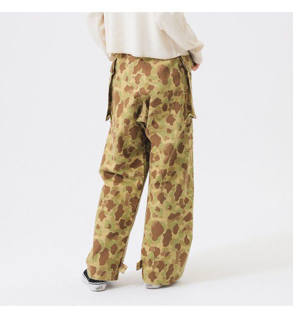 BEAMSBOY「【別注】BUZZ RICKSON'S / ヘリンボーン カモ パンツ」|チノ|