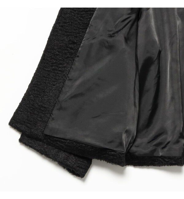 Ray BEAMS 「シャギー トグルボタン ハーフ コート」|ダッフルコート|