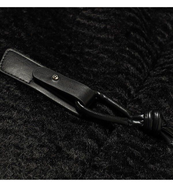 Ray BEAMS 「シャギー トグルボタン ハーフ コート」|ダッフルコート|