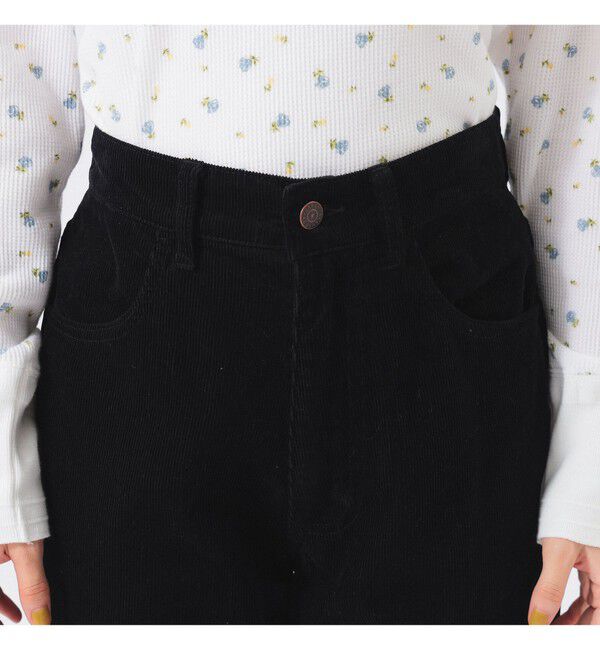 BEAMSBOY「コード フレア パンツ」|チノ|