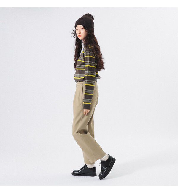 BEAMSBOY「ボーイ エンブロイダリー ボーダー ロングスリーブ Tシャツ」|Tシャツ・カットソー|