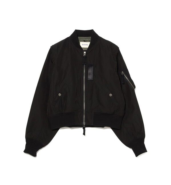 BEAMSBOY「デタッチ スリーブ ミリタリー ブルゾン」|ブルゾン・スタジャン|