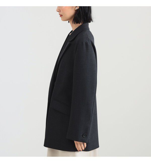 Demi-Luxe BEAMS 「ダブルクロス ロング ジャケット」|ダッフルコート|