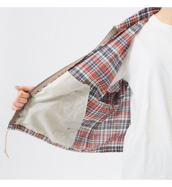 BEAMSBOY「マドラス チェック ブルゾン」|ブルゾン・スタジャン|