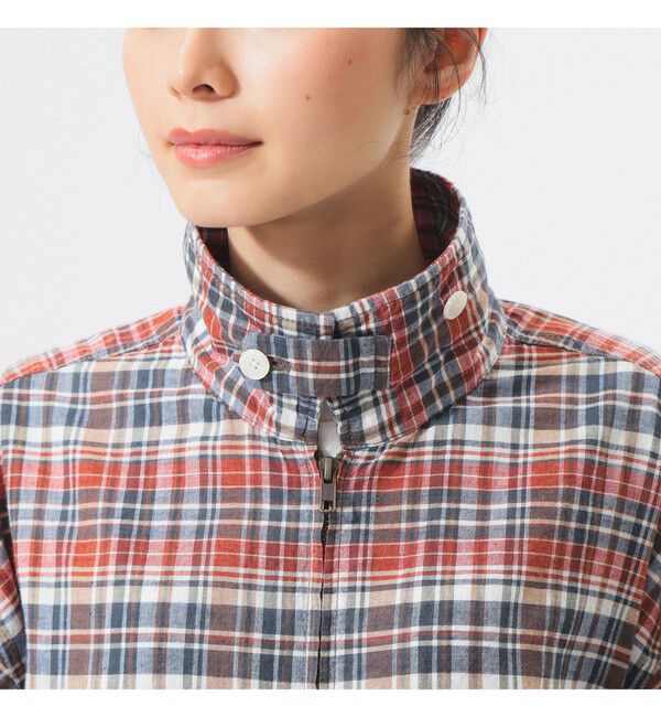 BEAMSBOY「マドラス チェック ブルゾン」|ブルゾン・スタジャン|