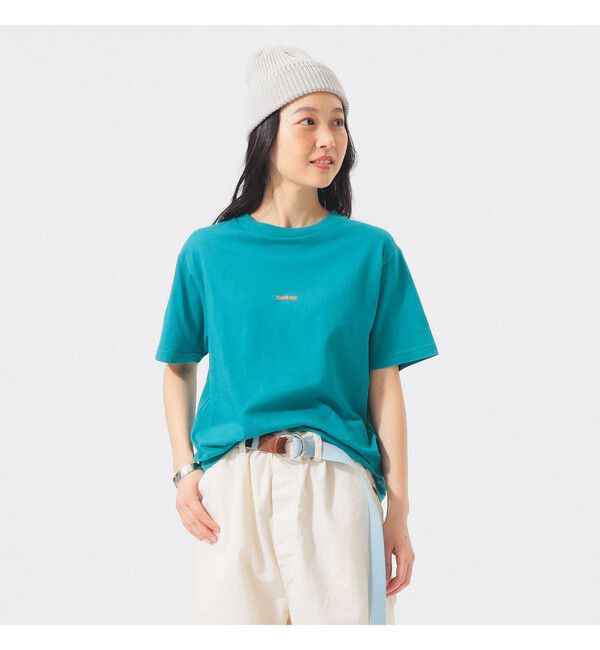 BEAMSBOY「ボーイ エンブロイダリー クルー Tシャツ」|Tシャツ・カットソー|GREEN