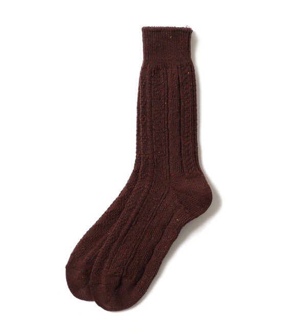 BEAMS PLUS「Cable Nep Multi Pattern Socks」|ソックス|