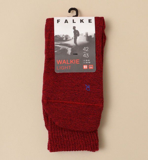 SHIPS「FALKE: WALKIE LIGHT」|ソックス|ワイン