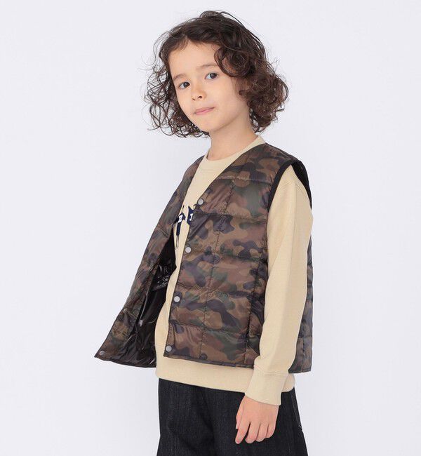 SHIPS KIDS「【WEB限定】TAION:100～150cm / キッズ インナー ダウン ベスト」|ダウンベスト・ベスト|