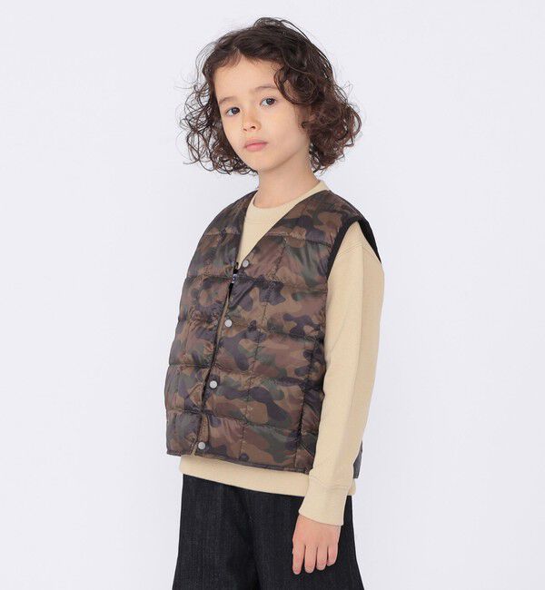 SHIPS KIDS「【WEB限定】TAION:100～150cm / キッズ インナー ダウン ベスト」|ダウンベスト・ベスト|