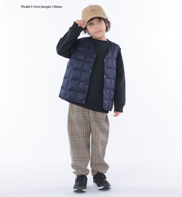 SHIPS KIDS「【WEB限定】TAION:100～150cm / キッズ インナー ダウン ベスト」|ダウンベスト・ベスト|