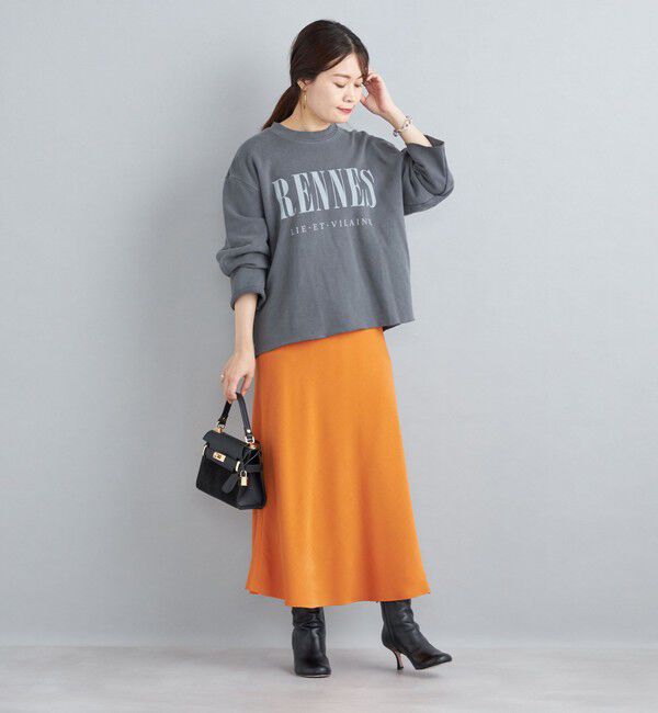 SHIPS for women「〈手洗い可能〉フィブリルサテン マーメイド スカート◇」|スカート|