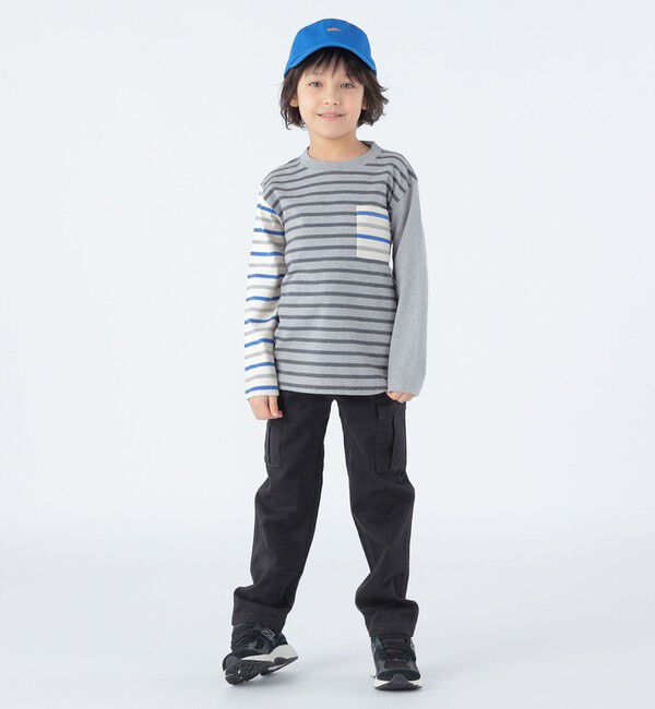 SHIPS KIDS「【SHIPS KIDS別注】Gramicci:100～160cm / ストレッチ カーゴ パンツ」|カーゴ|