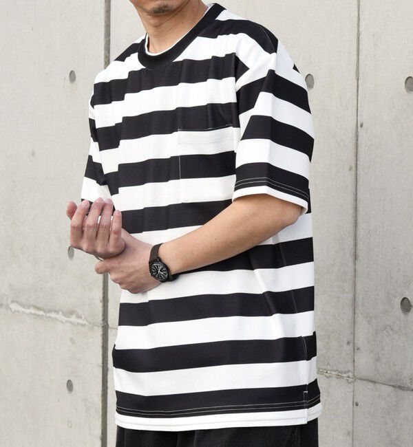 SHIPS any「SHIPS any: 〈吸水・速乾・ストレッチ〉 フェイク レイヤード Tシャツ 24SS◇」|Tシャツ・カットソー|