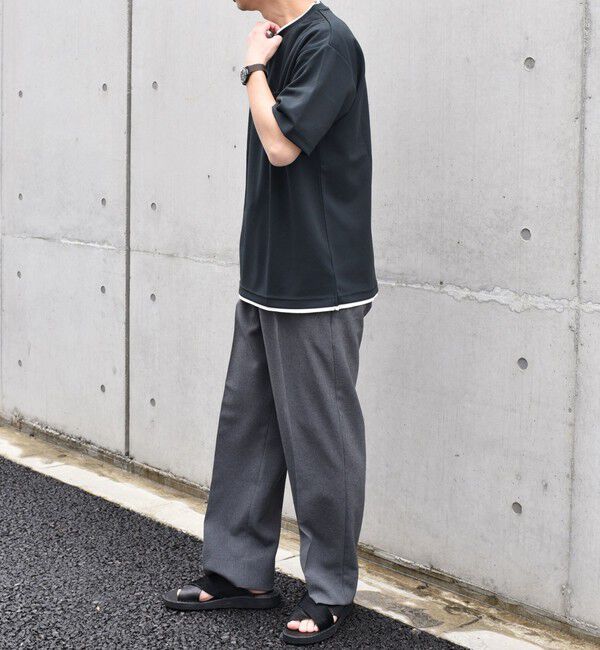 SHIPS any「SHIPS any: 〈吸水・速乾・ストレッチ〉 フェイク レイヤード Tシャツ 24SS◇」|Tシャツ・カットソー|